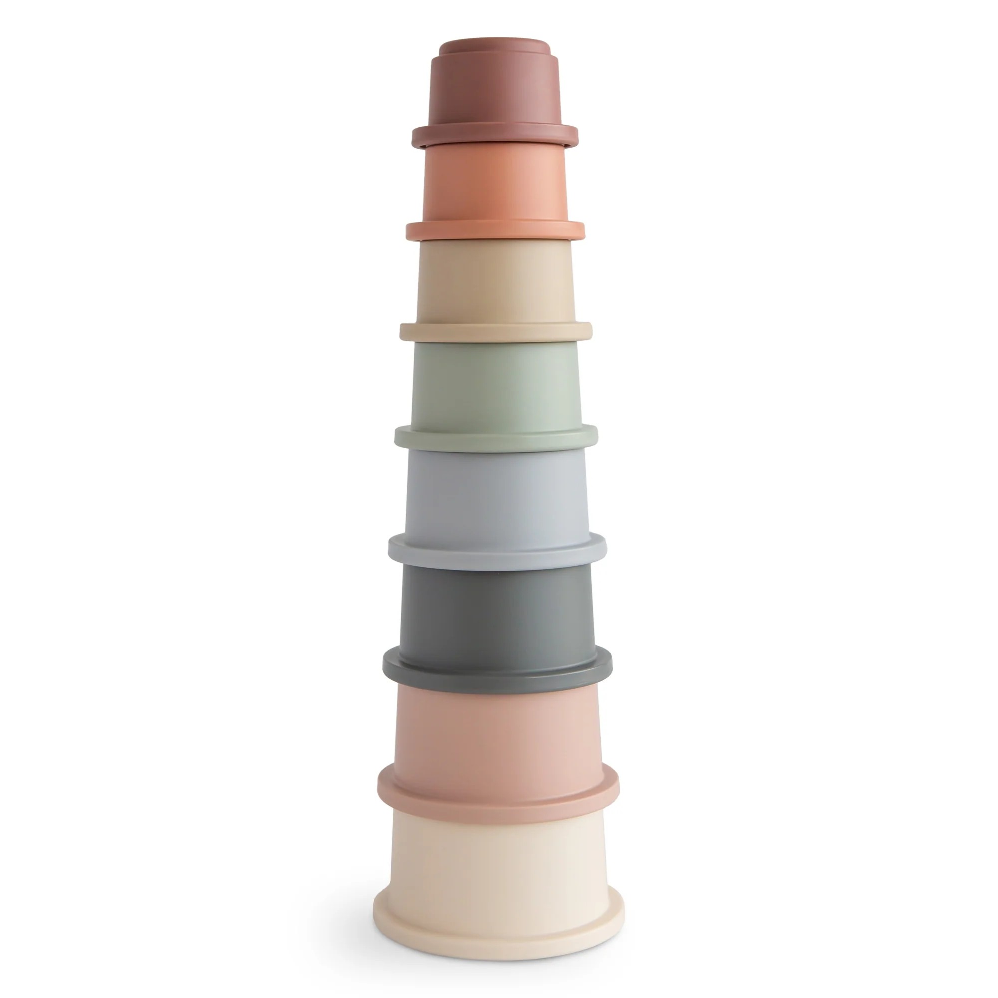 Veltrion Nesting & Stacking Cups Set for Toddlers, Colorful Developmental Sorting Cups, Soft Child-Safe Play Set view 2