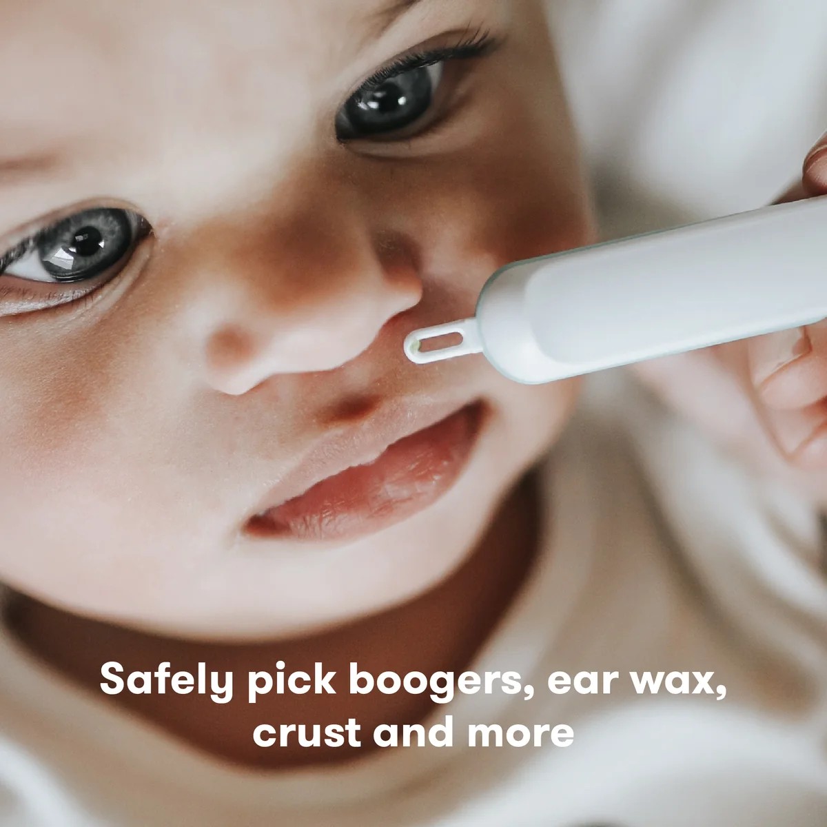 Veltrion 3-in-1 Baby Nose Nail & Ear Cleaner, Soft Safe Infant Hygiene Tool for Newborn Everyday Care view 2