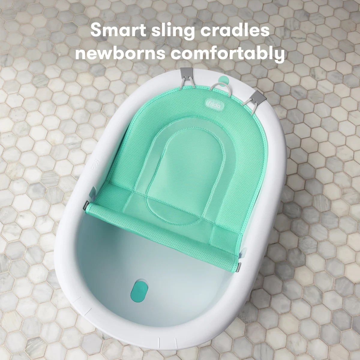 Veltrion 4-in-1 Grow-With-Me Baby Bathtub, Convertible Infant to Toddler Bath Tub with Support Seat, Newborn Essentials view 2