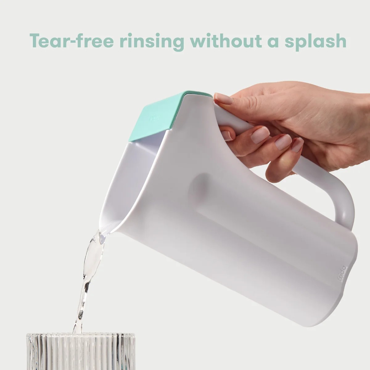 Veltrion Waterfall Baby Bath Rinse Cup, Soft Shampoo Rinser for Infants & Kids, Eye-Shield Hair Washing Cup view 2