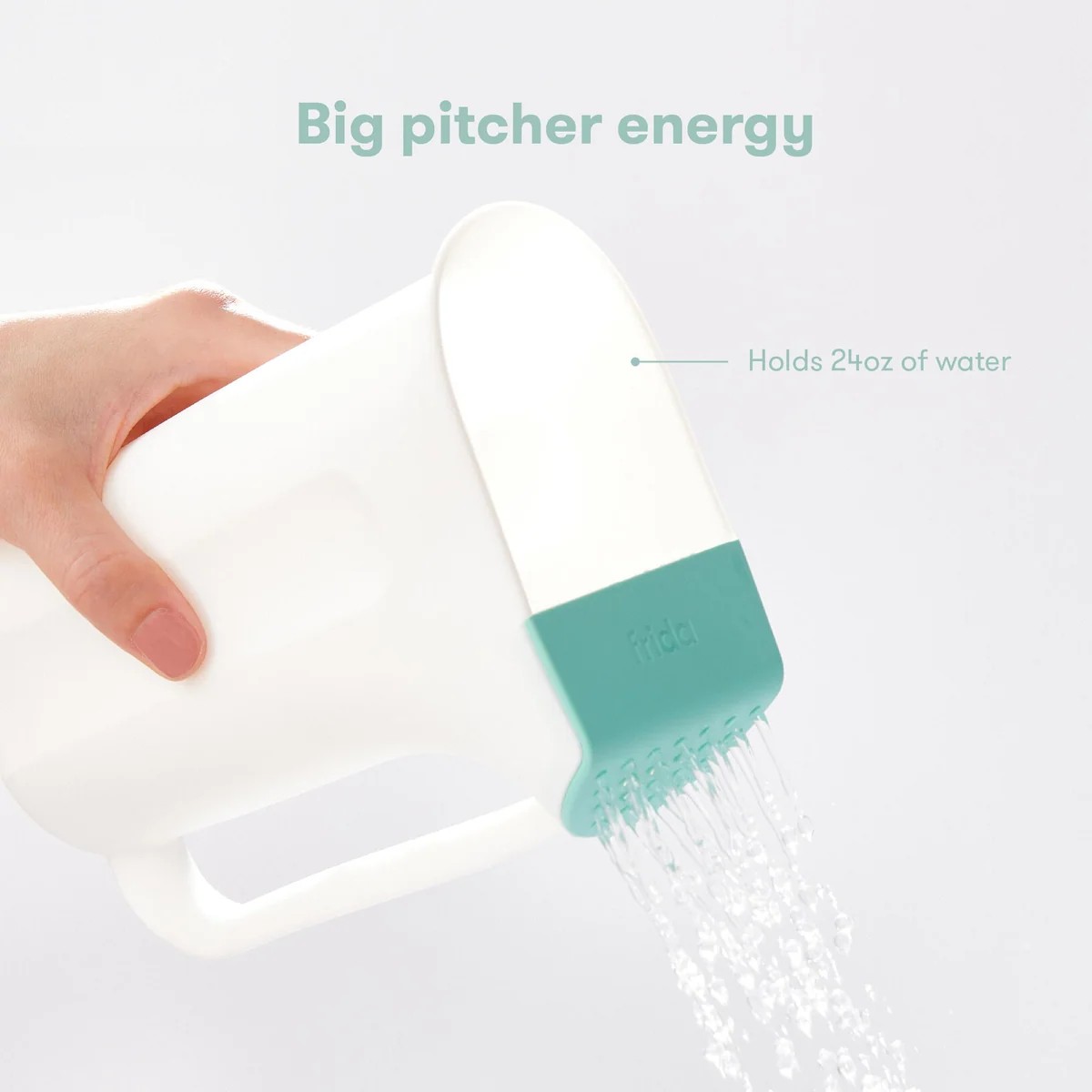 Veltrion Waterfall Baby Bath Rinse Cup, Soft Shampoo Rinser for Infants & Kids, Eye-Shield Hair Washing Cup view 3