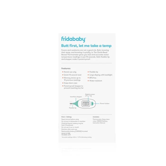 Veltrion Digital Baby Thermometer, Fast Accurate Pediatric Fever Thermometer for Infants & Kids, Easy-Read Display view 2